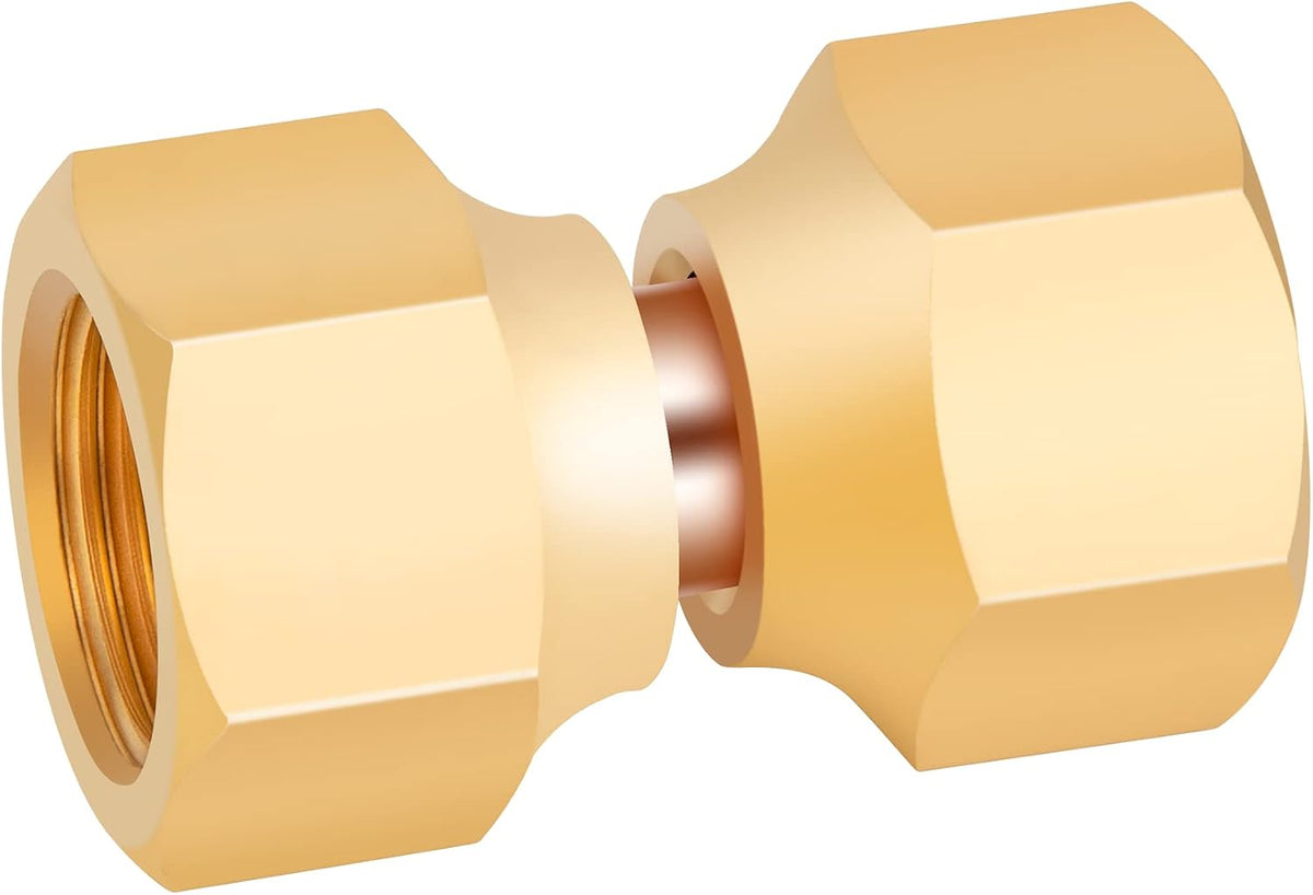 3/8 in. Flare Brass Coupling