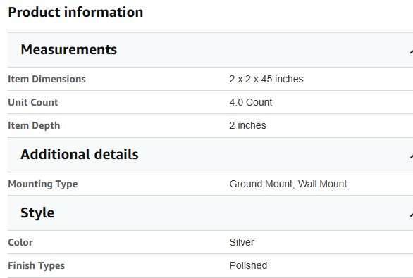 ECO-WORTHY Adjustable Solar Panel Tilt Mount with Foldable Legs