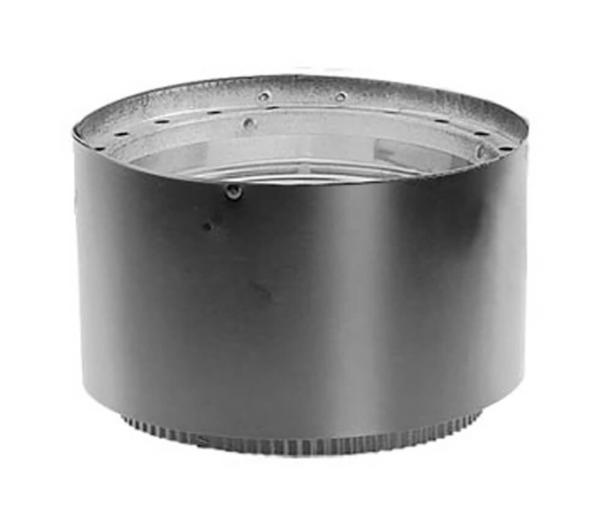 Duravent Stove Pipe DVL Adapter Section w/out Damper, 6"