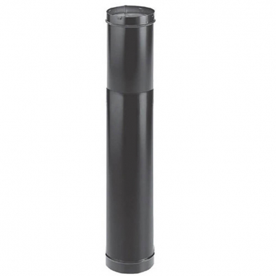 Duravent Stove Pipe DuraBlack Telescoping – 6"x44"-68"