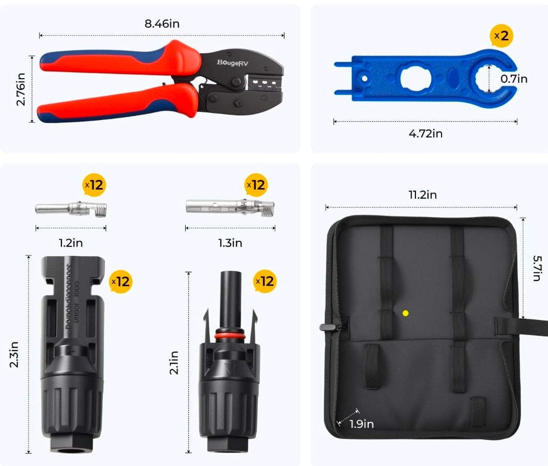Solar Crimper Tool Kit