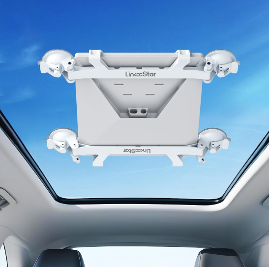 Starlink Mini Vehicle Suction Cup Mount | Heavy-Duty Quick Release Window & Sunroof Mount