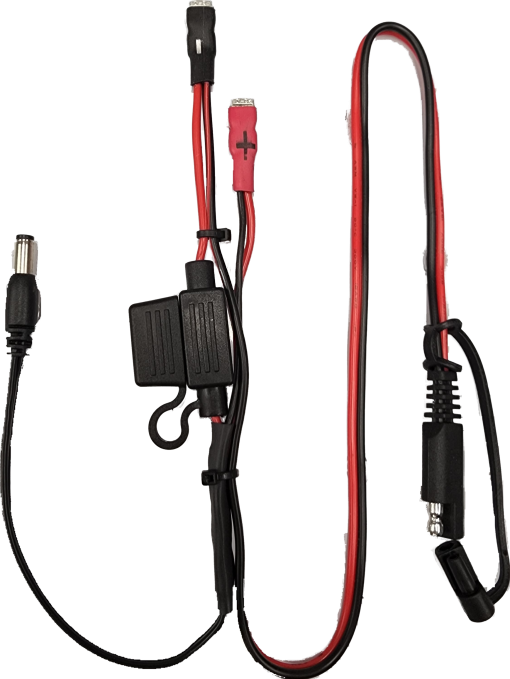Laveo power jack plug with assembly